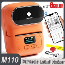 Phomemo M110 Printer Bluetooth Label Maker Machine Portable Thermal Printer Lot picture