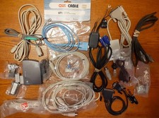 Lot of Misc Vintage Computer Cables & Adapters | Some NOS | Rare? | Untested picture