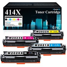 414A 414X Toner 4-Pack with Chip replacement M479 MFP M454 Printersreplacement picture