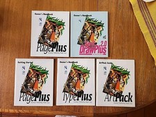 Serif PagePlus DrawPlus 2.0 Owner's Handbook ArtPack Guide Vintage 90s Windows picture