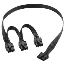 12VHPWR to 3x8Pin PCIe GPU Adaptor Cable 18AWG Full Copper 50+15+15cm ATX 3.0 picture