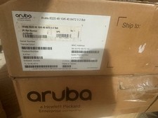 JL479A - HPE ARUBA 8320 48P 10G SFP/SFP+ 6P SWITCH - BRAND NEW SEALED picture