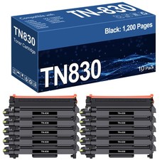 10PK TN830 TN830XL Black Toner Cartridge for Brother HL-L2460DW L2465DW L2467DW picture