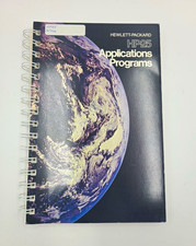 Vintage Hewlett-Packard HP-25 Applications Programs 1975 Manual 00025-90011 picture