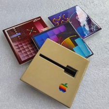 Vintage Apple Lisa Computer Coaster Set (4) - Original 1983 Software Graphics picture