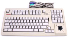Compaq MX 11800 Wired Mechanical Keyboard Trackball - Tested / Working picture