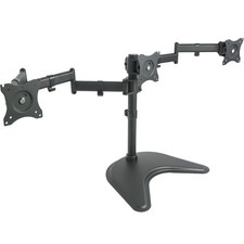 VIVO Triple Monitor Mount Adjustable Desk Free Stand for 3 LCD Screens upto 24