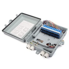 Outdoor SC FTTH 16 Core Cassette Fiber Optic Splitter Distribution Terminal Box picture