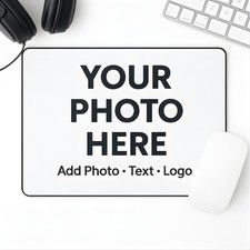 Personalized Mouse Pad Custom Photo Logo Design Gaming Office Desk Mat picture