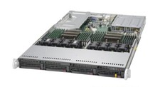 1U Supermicro Server Intel Xeon 28 Core 256GB RAM KIT 4x 10GB-T 2x PSU RAIL    X picture