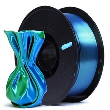 QFOUR 3D Printer Filament, 1kg Silk Dual Color PLA+ Filament 1.75mm | 3D Prin... picture