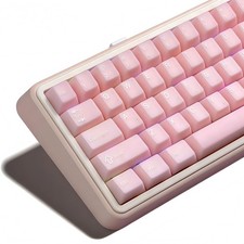 Pink Jade Keycaps PBT Double Shot Cherry Profile Fits 60/65/75/96/100% TKL picture