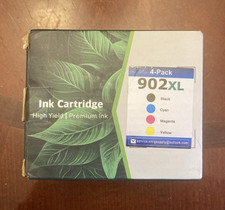 902XL Compatible High Yield Inkjet Ink Cartridge 4-Pack for HP Black/C/M/Y picture