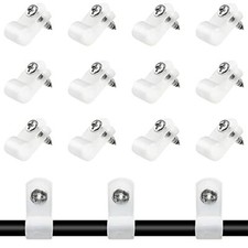 50 Pcs 1/2 Inch R-Type Clip Clamp Nylon P-Type Mounting  Cable Clip picture