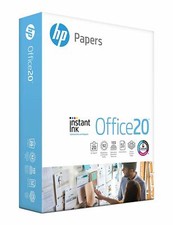 HP Office20 Printer Paper, White Letter Size 8.5