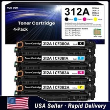 4PK CF380A Toner For HP 312A Color LaserJet Pro MFP M476dn M476nw 312X picture