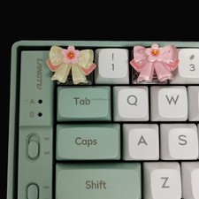 Sakura Artisan Resin Keycap Handmade Custom MX Cherry Mechanical Keyboard picture