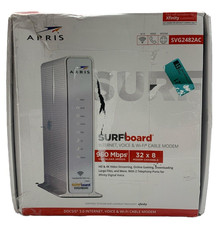 ARRIS Surfboard (24x8) DOCSIS 3.0 Cable Modem (SVG2482AC) HD & 4K Video Streamin picture