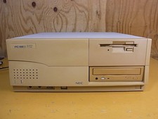 NEC PC-9821V12/S5RA CD HDD FD MSDOS 6.2 with power cord F/S 100V A/594 Japan picture