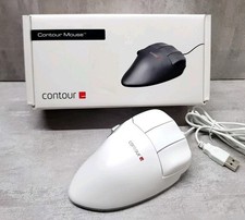 NEW Contour Design WHITE Perfit USB Mouse Non-Scroll Optical Ergonomic PMO5-M-R picture