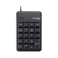 ELECOM Numeric Keypad Wired Membrane MSize USB Port RoHS Compliant B medium size picture