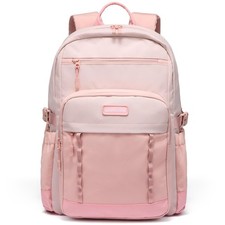 LOVEVOOK Laptop Backpack for 15.6 Inch, Light Pink - Dark - Rose picture