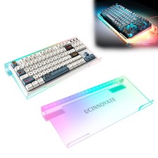 Dream Color Acrylic Computer Keyboard Stand LED Backlit Tray 80% picture