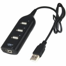 New 4 Port USB 2.0 Multi HUB Splitter Expansion Desktop PC Laptop Adapter US picture