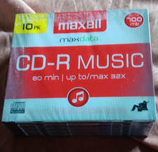 Maxell Maxdata CD-R Music Recordable 700MB 80min 32x 10pk Spindle picture
