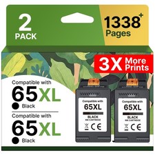 65XL Ink Cartridge for HP 65 Black Ink Cartridge High-Yield Replacement for H... picture