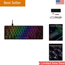 Mechanical Gaming Keyboard 60 Percent Compact RGB Backlit USB C Detachable picture