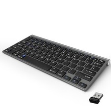 Portable 2.4G+ Wireless Keyboard Ultra Slim Waterproof Office For Windows Laptop picture