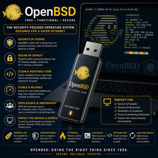 OpenBSD Bootable USB | Live & Install | LATEST Version - FAST EASY PRELOADED picture