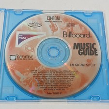 Billboard Music Guide For Windows 95 Rare Software picture