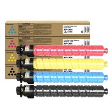 SCCOLOR MPC406 MPC306 Toner Cartridge Set Replacement for Ricoh MP C406 MP C306 picture