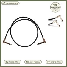 24in Flat Ribbon Patch Cable Black for Musical Instrument Pedalboards Coaxial... picture