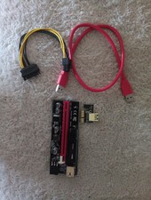 PCE164P-N09 VER009S PCI-E 1X to 16X riser with cables picture