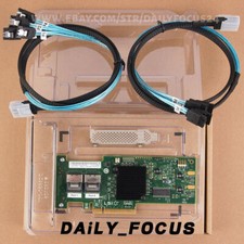 For IBM M1015 9220-8i (=9210-8i) 6Gbps SAS P20 IT Mode FreeNAS unRAID W/2 cable picture