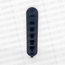 CCH-CP72-90 Compatible  Adapter Panel 6 MPO 72 fiber BLACK SM or MM KEY UP/DOWN picture