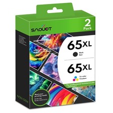 65XL Ink Cartridges Replacement for HP 65 XL DeskJet 2620 Envy 5020 AMP 100 120 picture
