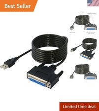 Versatile USB 2.0 to DB25 Parallel Printer Adapter - Easy Connection Solution picture