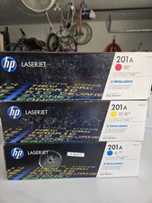 HP 201A Genuine Toner Yellow /Magenta /Cyan NEW CF401A CF402A CF403A New Sealed picture
