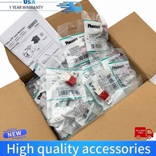 50X RED Panduit Giga TX Cat6 Network Jack CJ688TGRD US picture