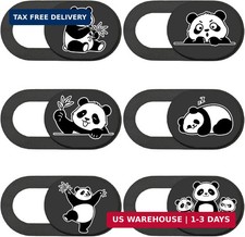 6Pcs 6 Styles Panda Camera Cover Webcam Cover Slide Cute Animal Design Privacy G picture