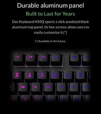 Daskeyboard X50 Mechanical USB Keyboard RGB Programmable   (DKGKXS0POGZSOUSX) picture