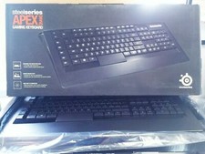 SteelSeries Apex Raw Gaming Low Profile Computer GERMAN Keyboard Illuminated picture