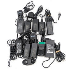 Assorted HP & Dell Laptop Chargers | 90W-150W | USB-C & Barrel Tip | Lot of 10 picture
