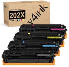 206X Toner Cartridges 4 Pack High Yield Compatible Replacement for 206A 206X ... picture