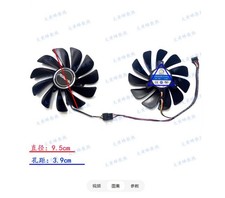 For ASROCK RX6700XT 6600XT 6600Challenger Graphics Card Fan FDC10U12S9-C picture