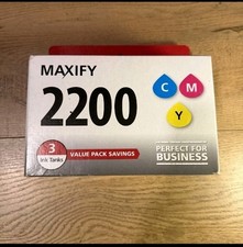 Canon Maxify 2200 Cyan Magenta Yellow  PGI-2200 Color Multi-Pack - New Sealed picture
